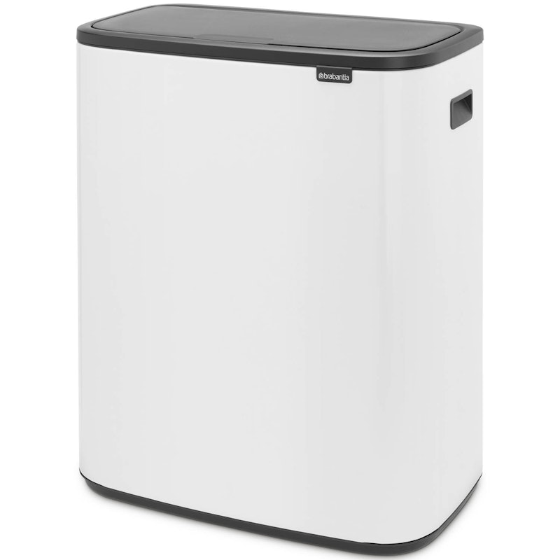 Bo Touch Top Paper Bin 2 x 30L, White