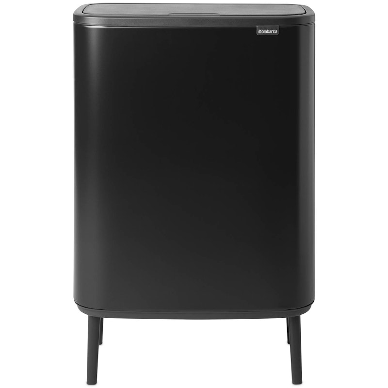 Bo Touch Top Paper Bin 2 x 30L, Matte Black