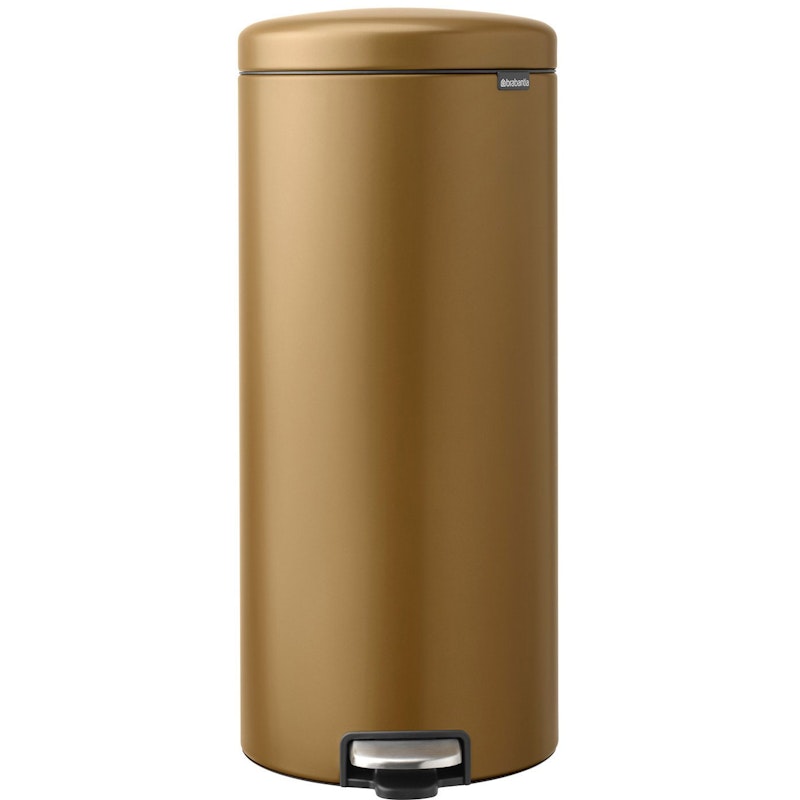 NewIcon Pedal Bin 30L, Warm Brass