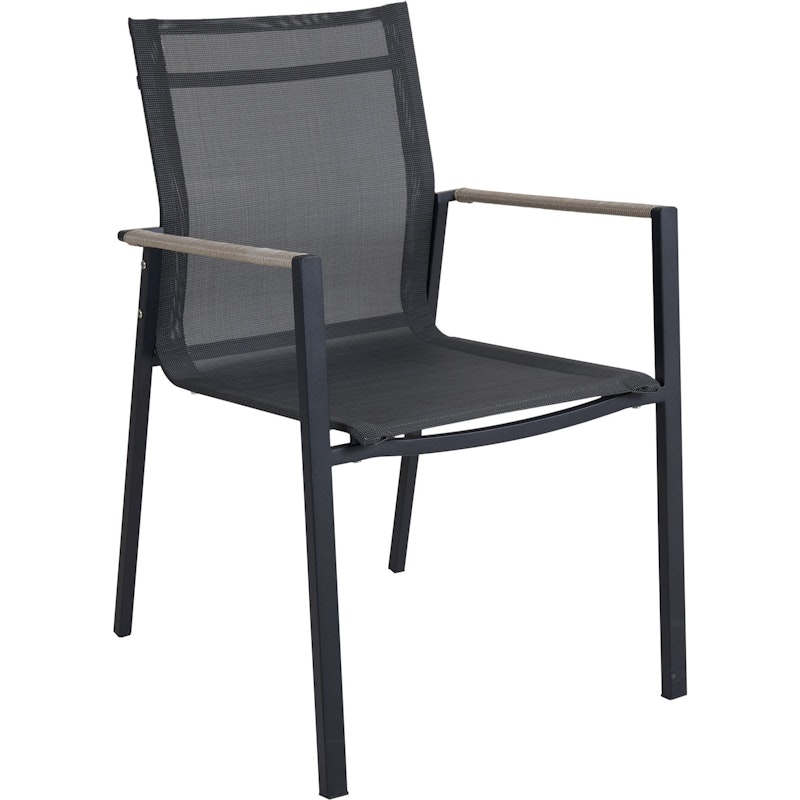 Lyra Dining Chair, Black/Grey