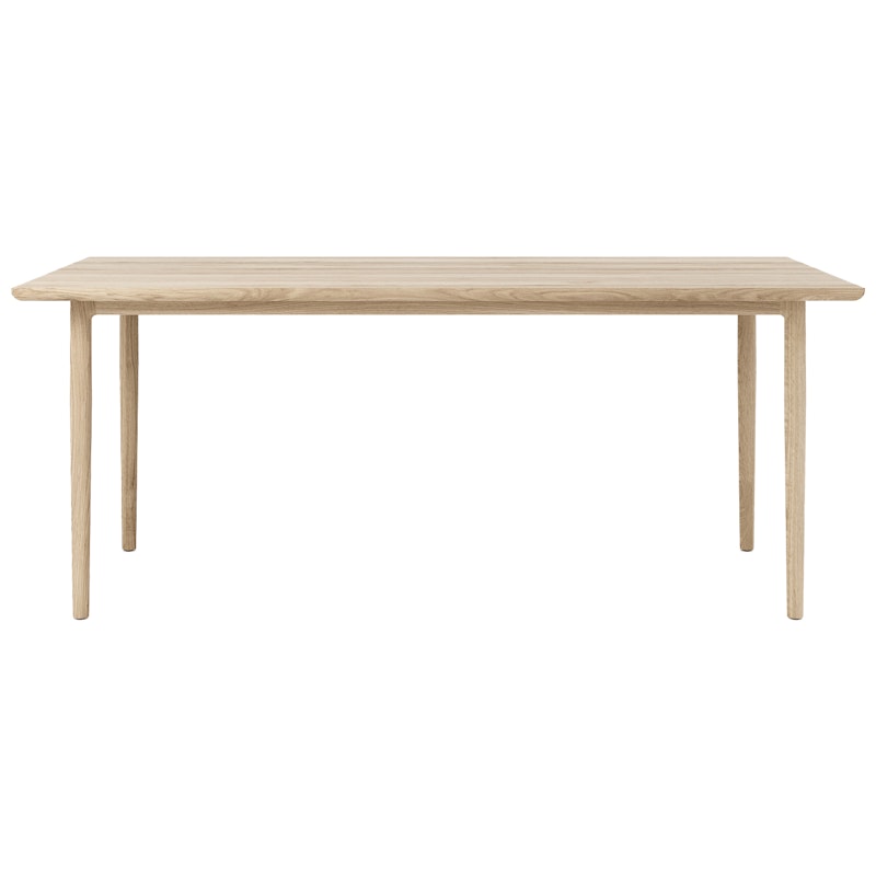 Arv Dining Table 90x180 cm, White Oiled Oak