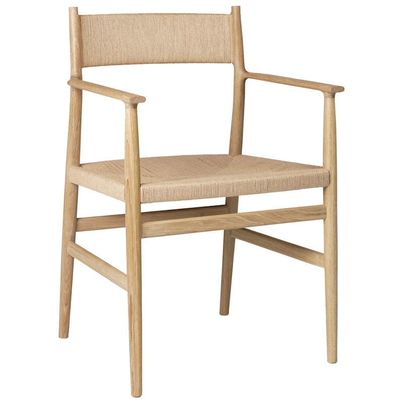 Arv Armchair With Woven Seat / Back, Oak