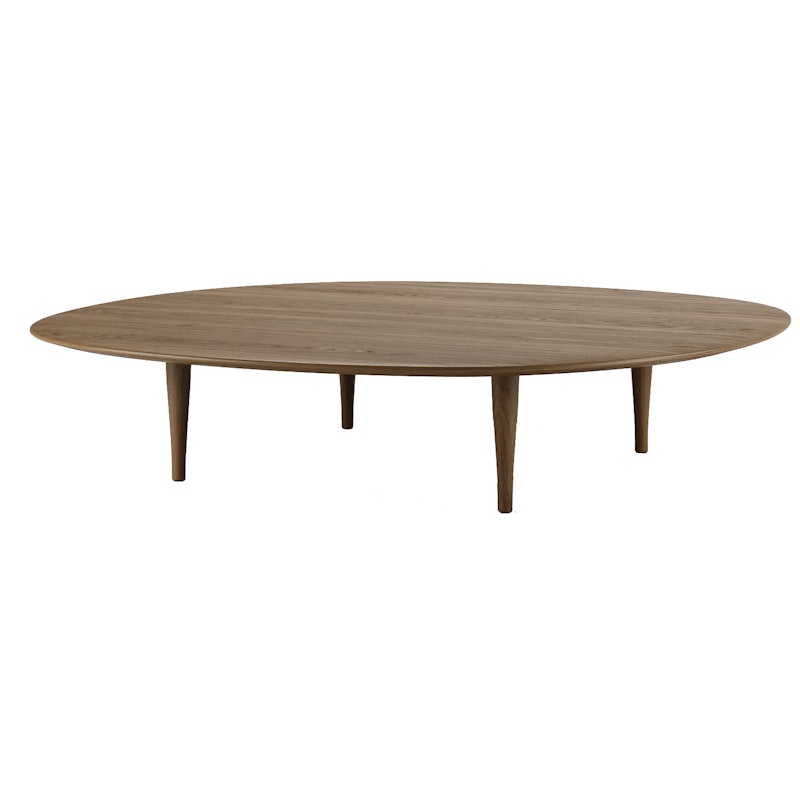 Jari Coffee Table Ø118 cm, Fumed Oak