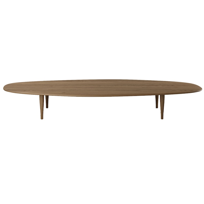 Jari Coffee Table Oval 180 cm, Fumed Oak