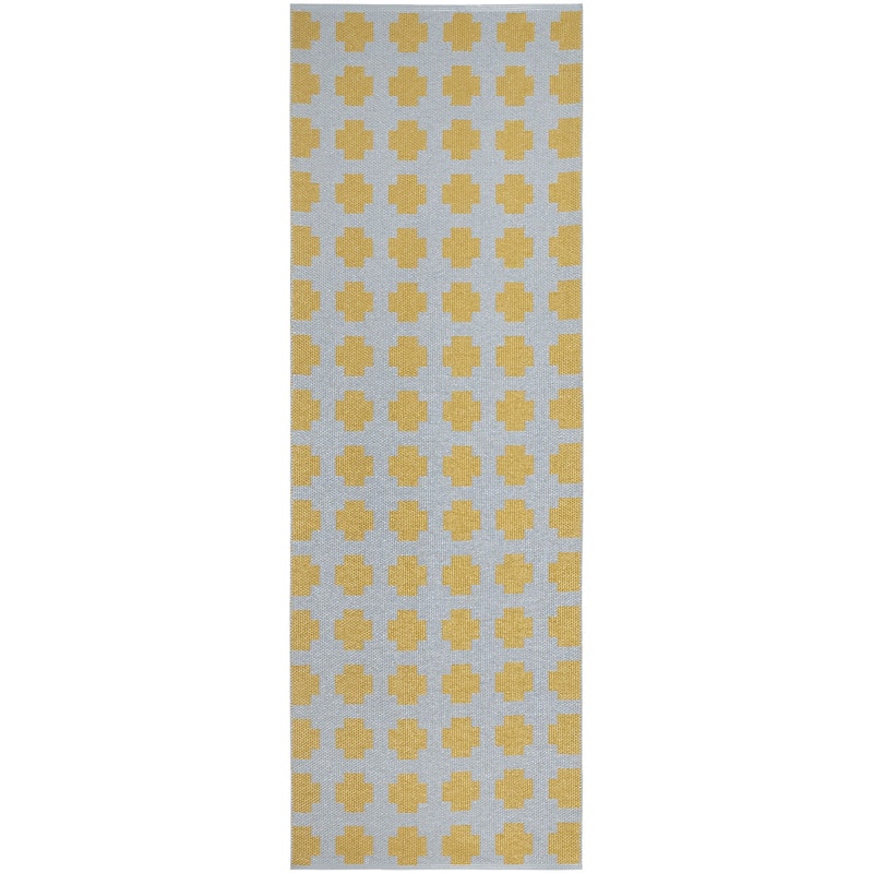 Paloma Rug 70x200 cm, Grey / Mustard