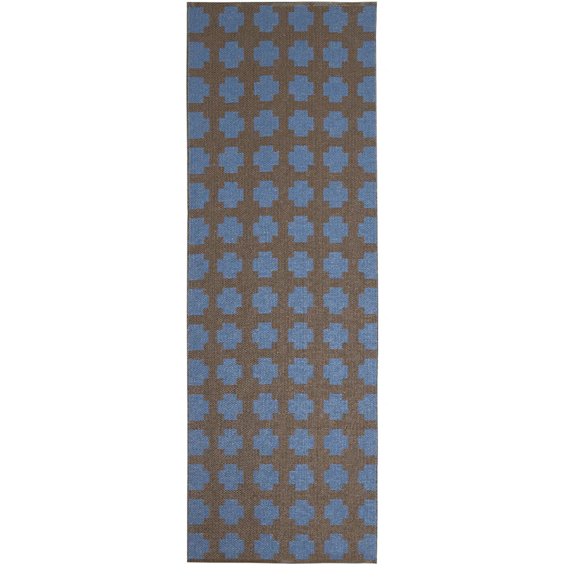 Paloma Rug 70x200 cm, Brown / Blue