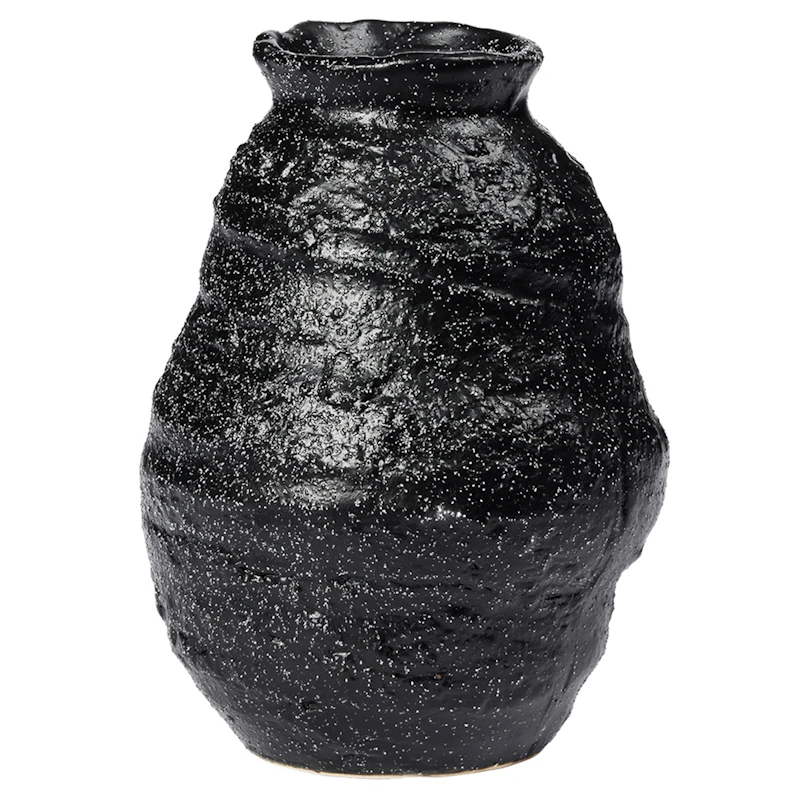 Alma Vase Black, 16 cm