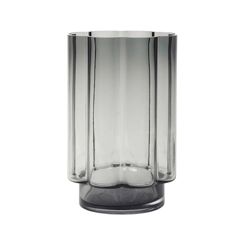 Anya Hurricane Candle Holder Small, Grey
