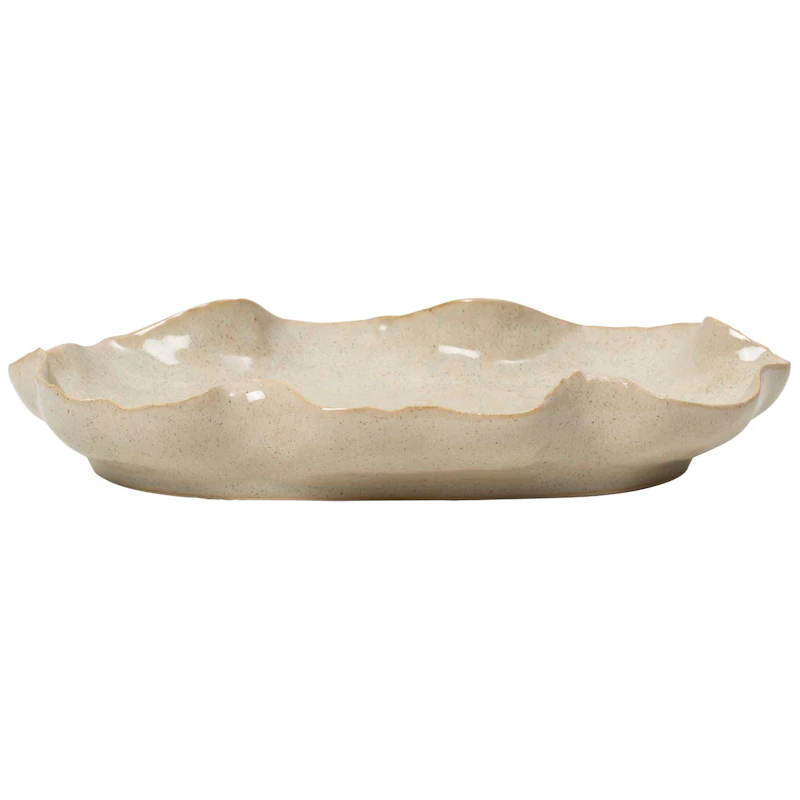 Cori Deco Serving Plate 16,5 cm, White Cream