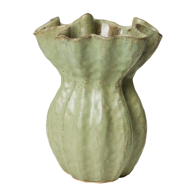 Cori Vase Small, Antique Green