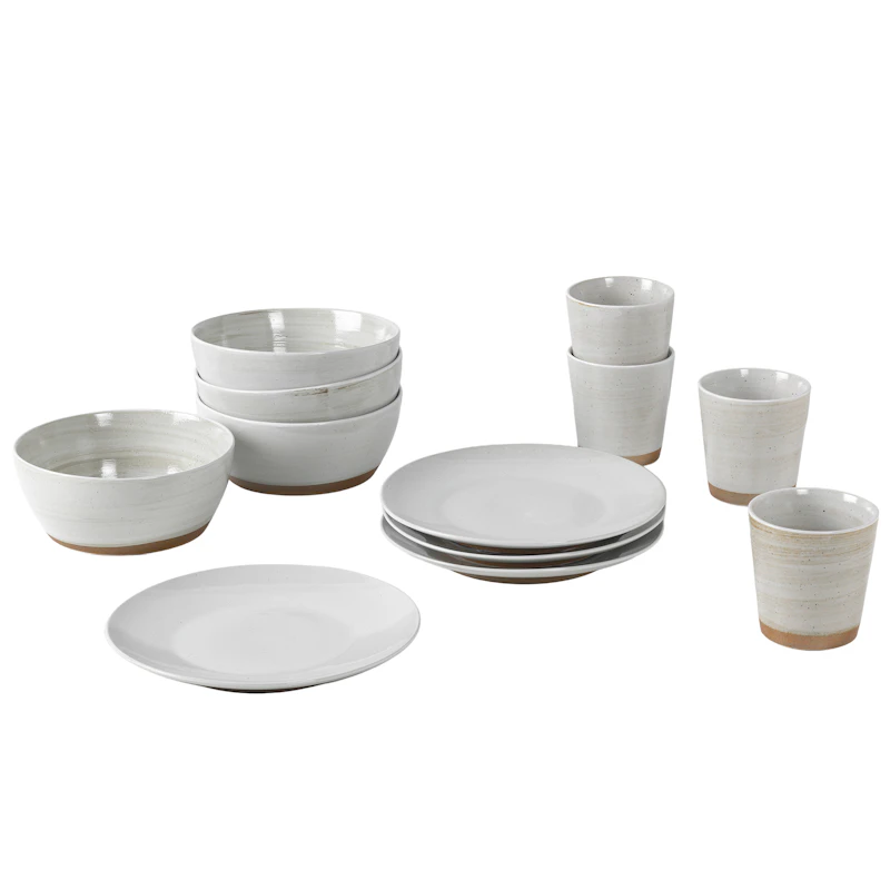 Grød Breakfast Set 12 Pieces, White