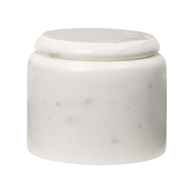 Hedvig Jar 8 cm, White Marble