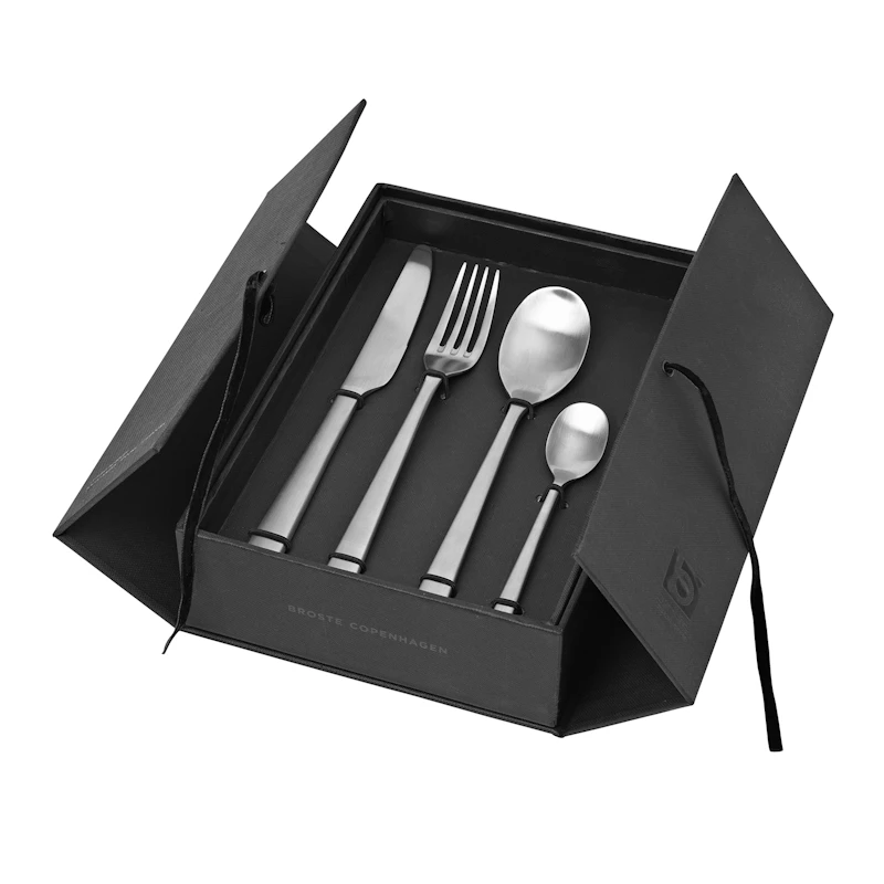 Hune Cutlery 16 Pieces, Satin