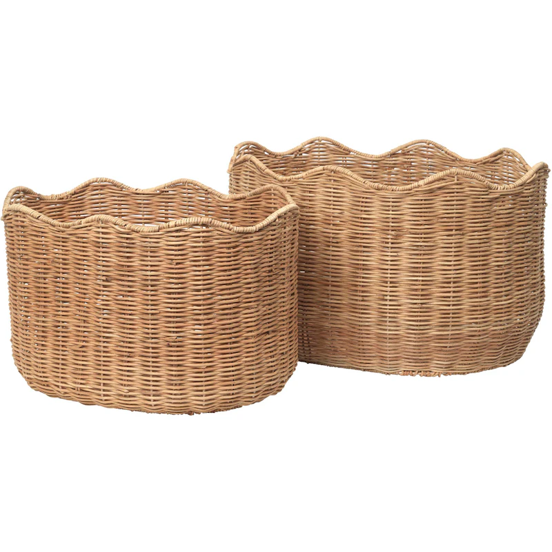 Lola Basket 2-pack, Natural