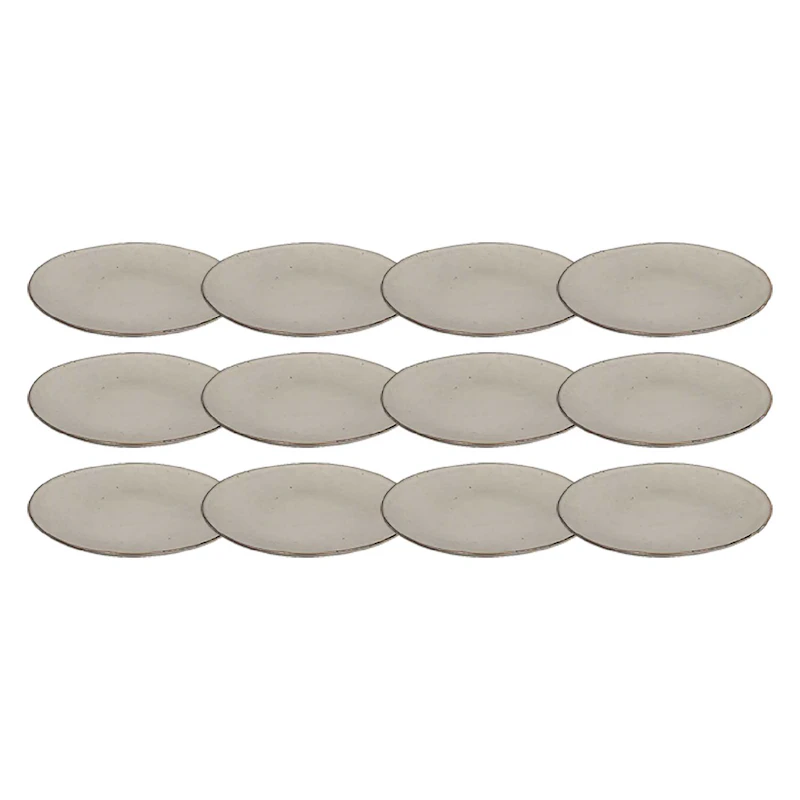 Nordic Sand Plate 26 cm, 12 Pcs