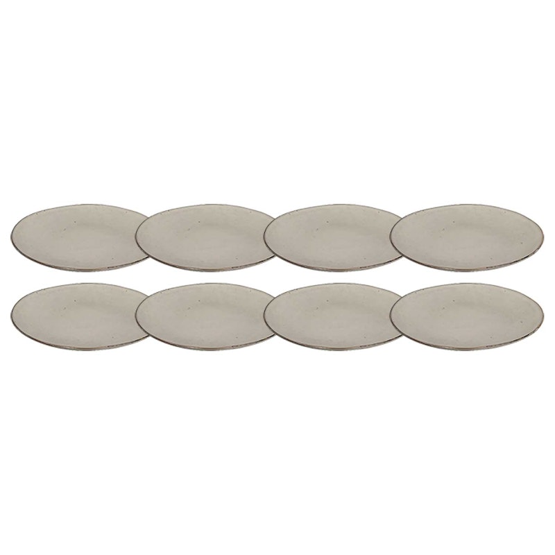 Nordic Sand Plate 26 cm, 8 Pcs