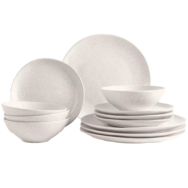 Nordic Vanilla Dinnerware 12 Pieces