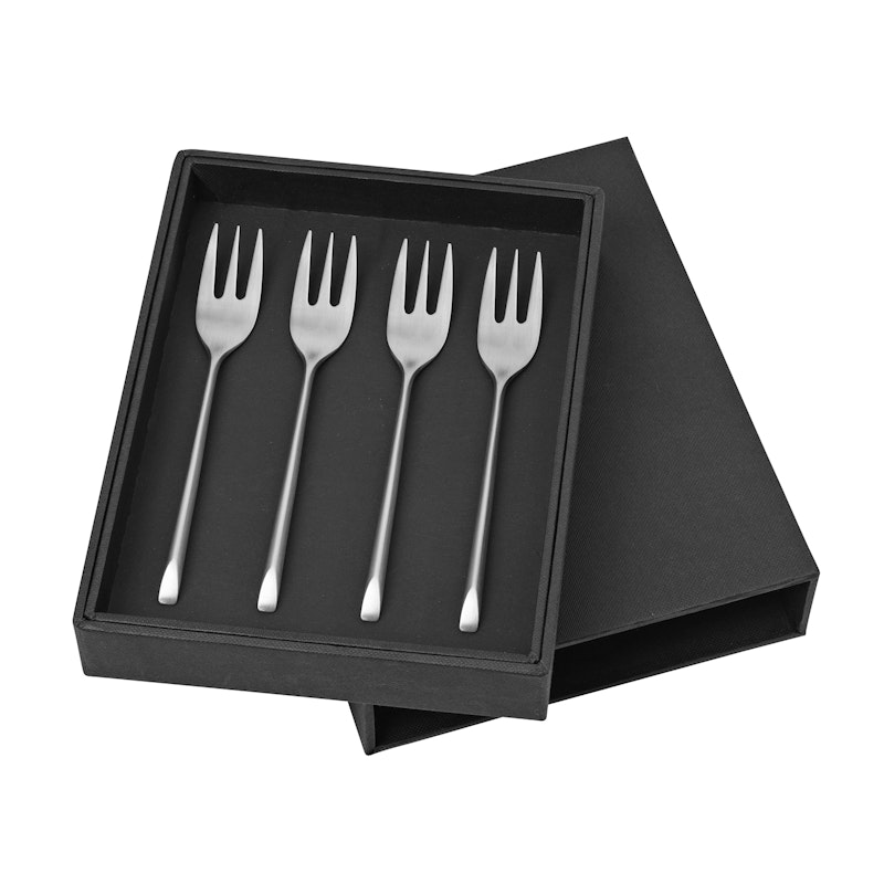 Sletten Pastry Fork 4-Pack, Satin