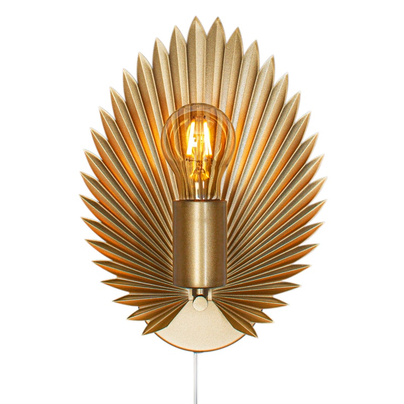 Aruba Wall Lamp, Matte gold