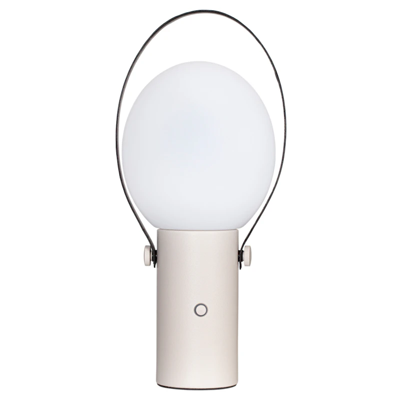 Bari Portable Lamp, Beige