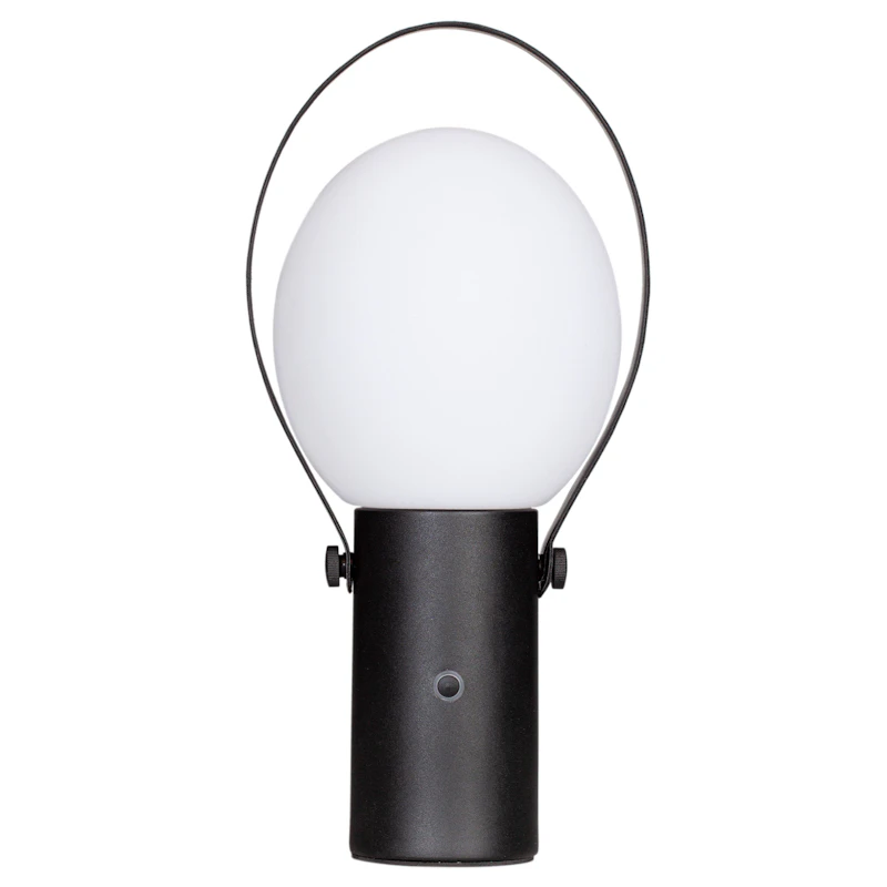 Bari Portable Lamp, Sand Black