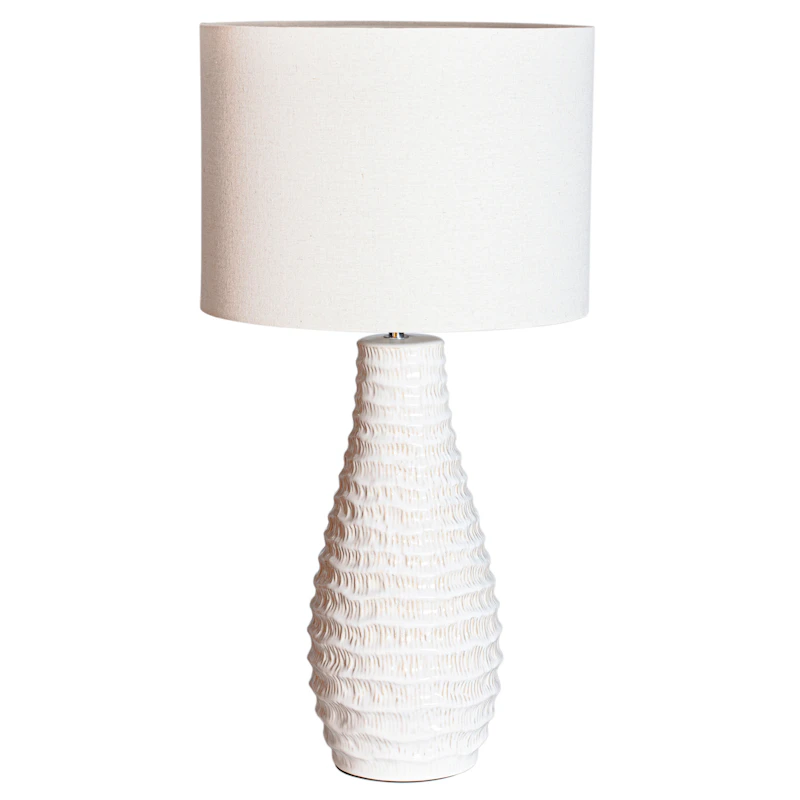 Bartha Table Lamp, Creme