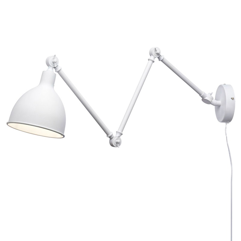 Bazar Wall Lamp Long Arm, White