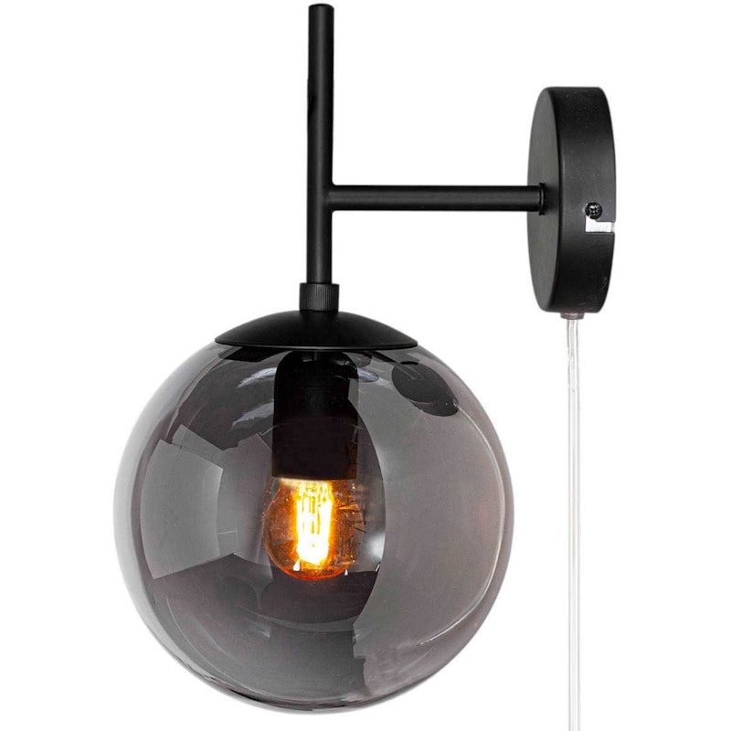 Boyle Wall Lamp, Smoked Grey