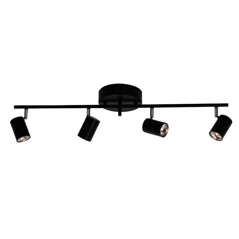 Correct Ceiling Light 4 Low, Black