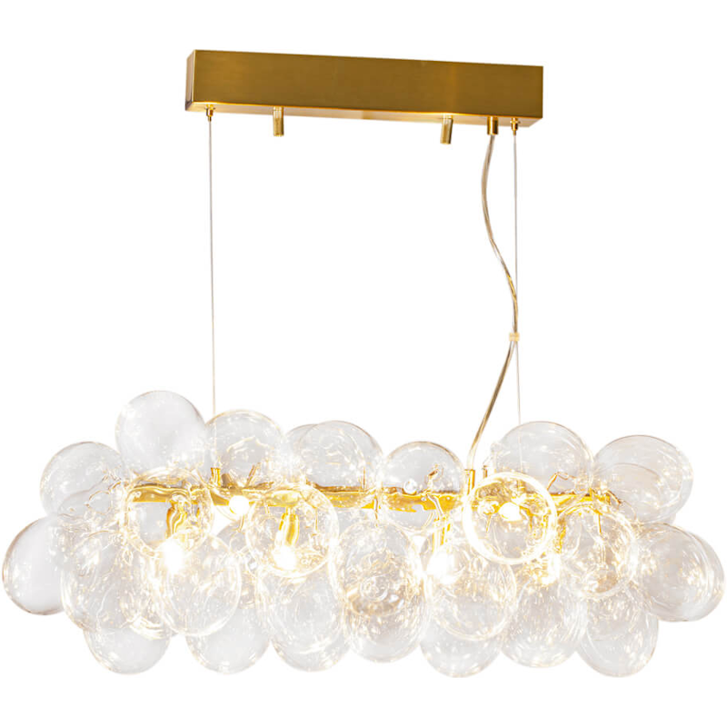 Gross Bar Pendant 80 cm, Clear / Brass