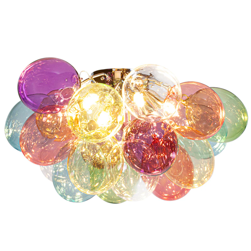 Gross Flush Ceiling Light 50 cm, Multi