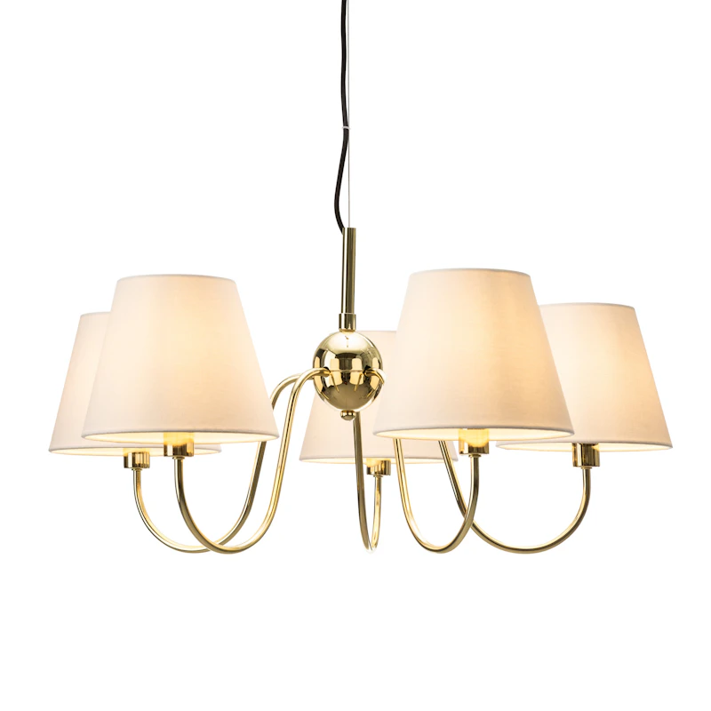 Lynx Pendant Lamp, Brass