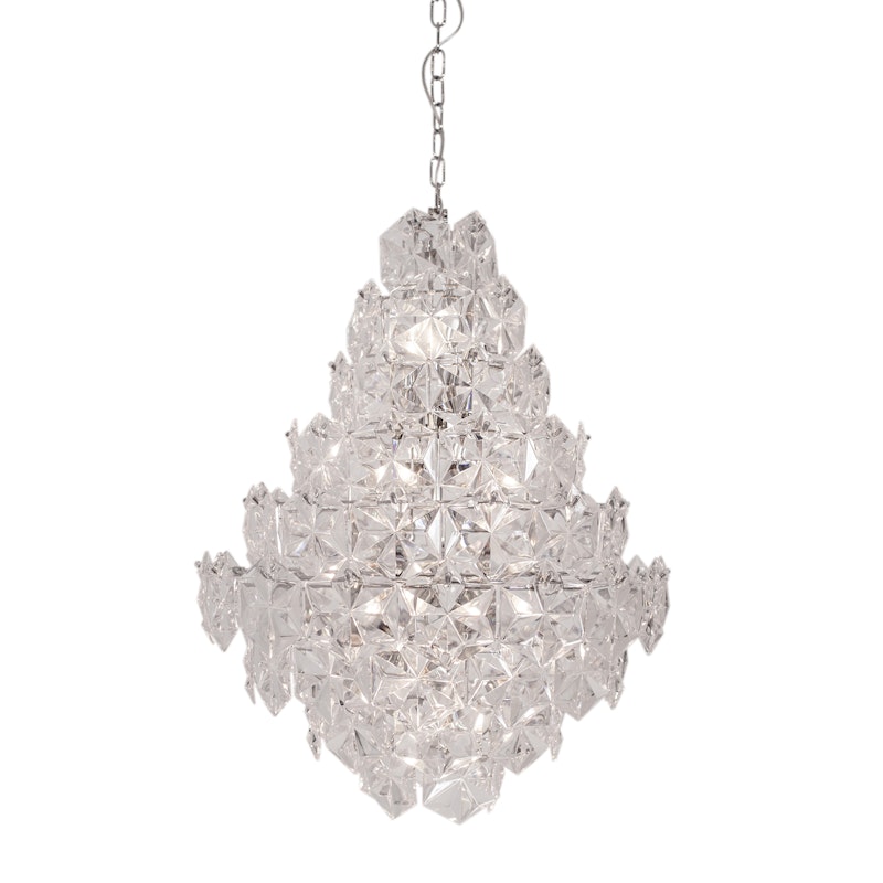 Monarque Grande Chandelier, Chrome