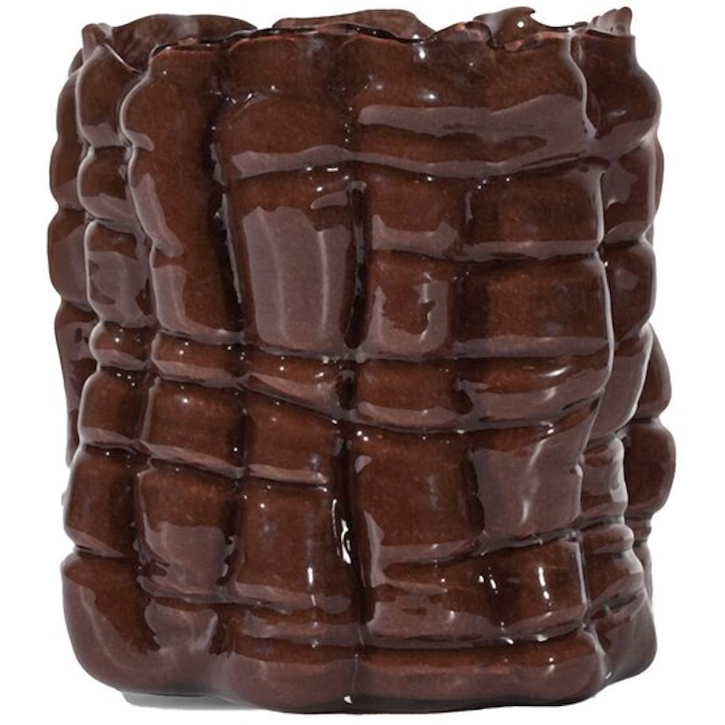 Laranne Candle Holder 10 cm, Brown