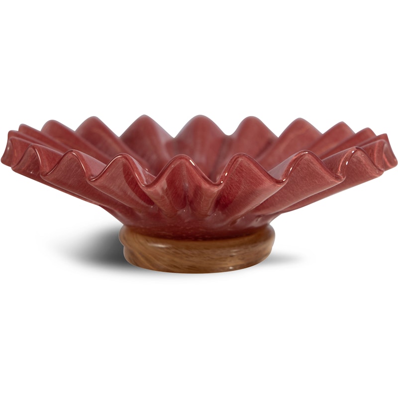 Lori Bowl 18 cm, Bordeaux / Beige