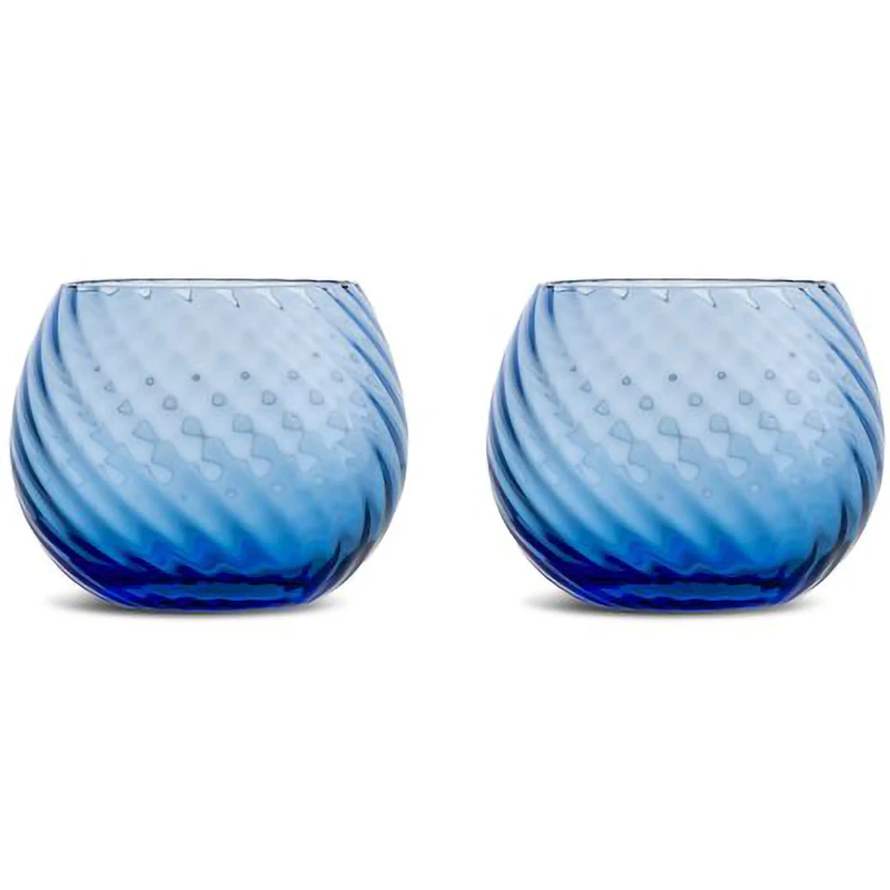 Opacity Water Glasses 2-pack, Blue