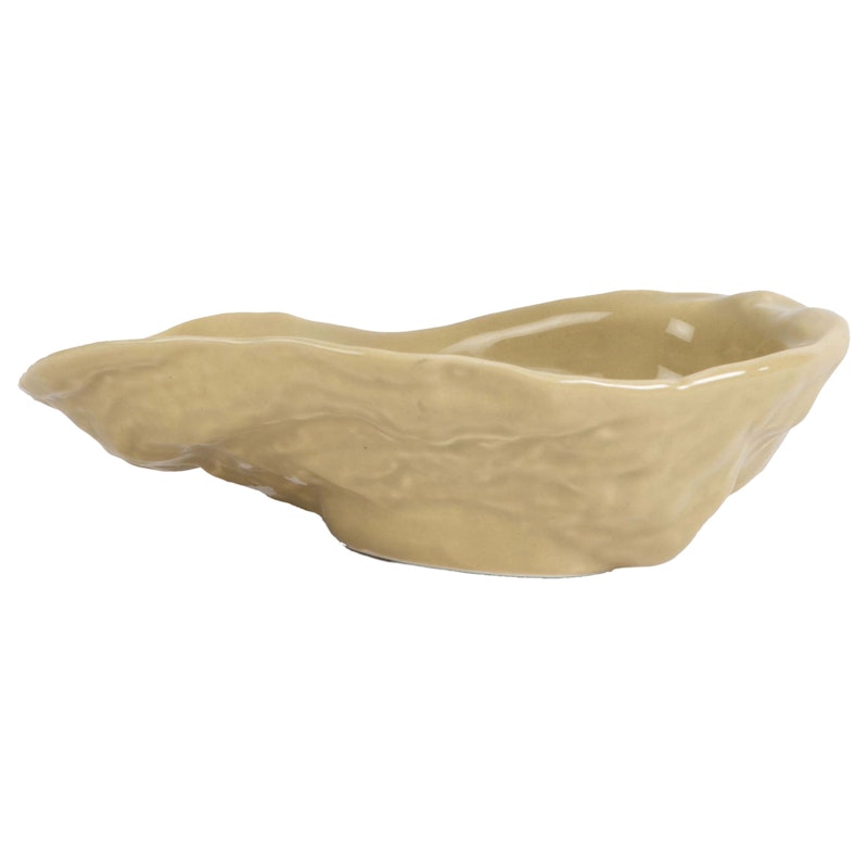 Oyster Bowl 8x13 cm, Beige