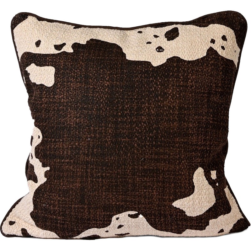 Anima Cow Cushion 50x50 cm, Brown