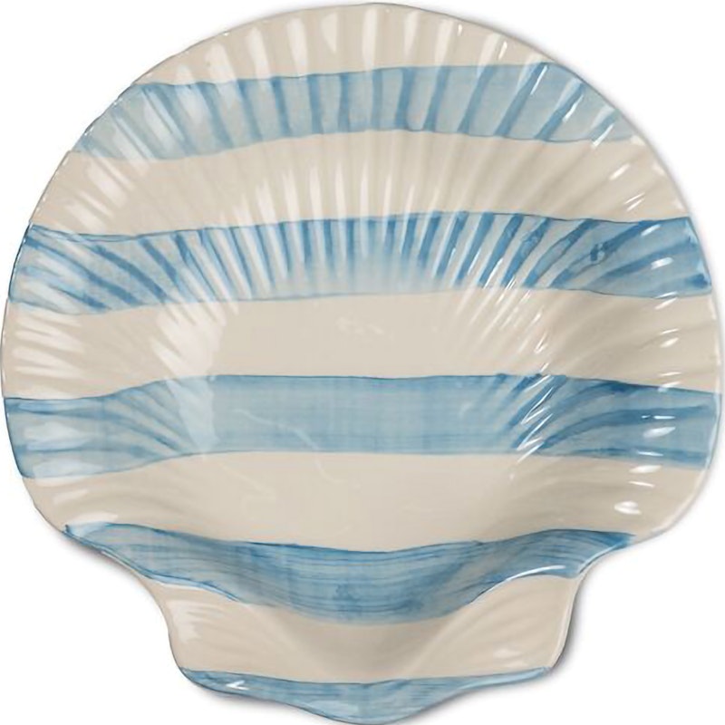 Armona Plate 23,5 cm, White / Light Blue