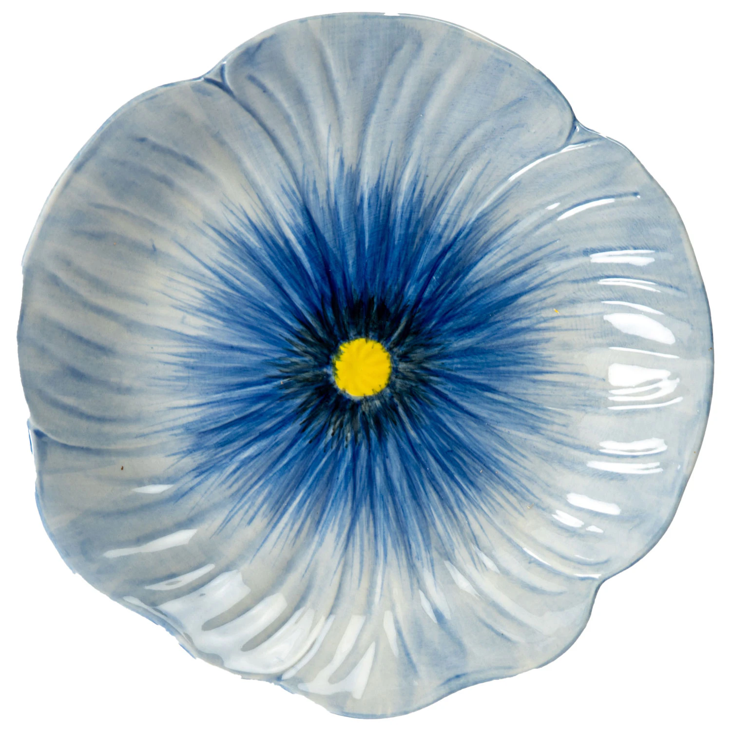 Poppy Plate, Blue from ByON | RoyalDesign.co.uk
