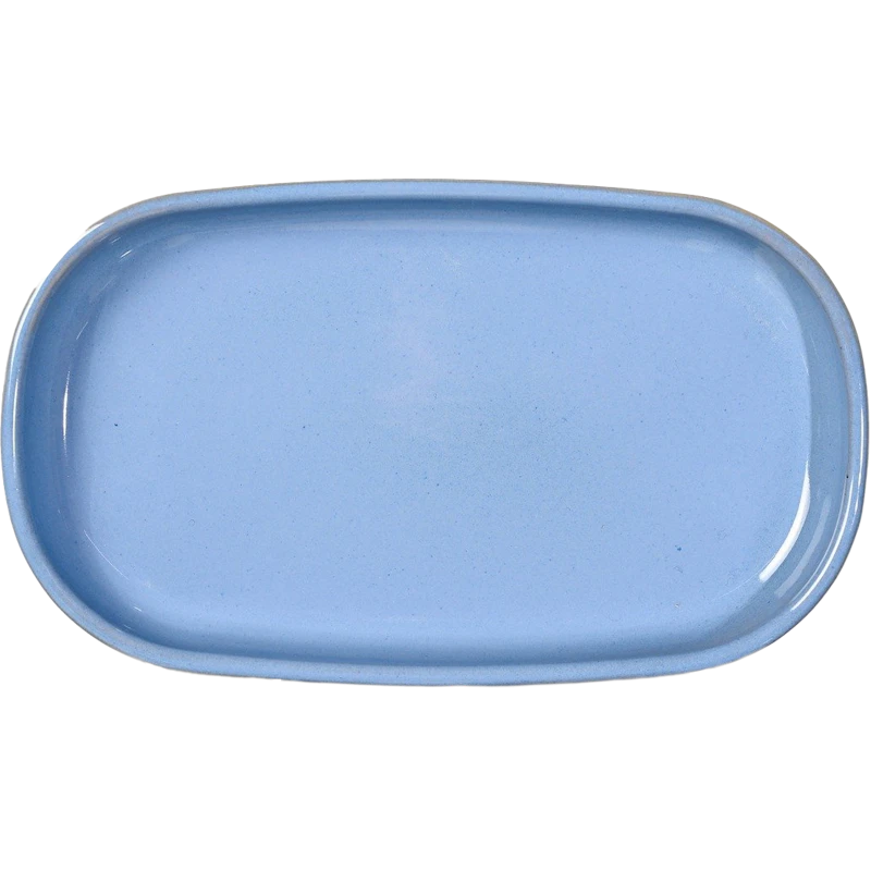 Porto Serving Plate, Light Blue