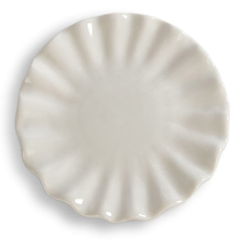 Shelley Plate, White