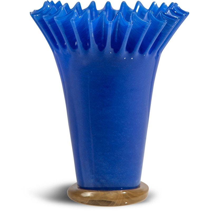 Lori Vase 21 cm, Blue / Beige