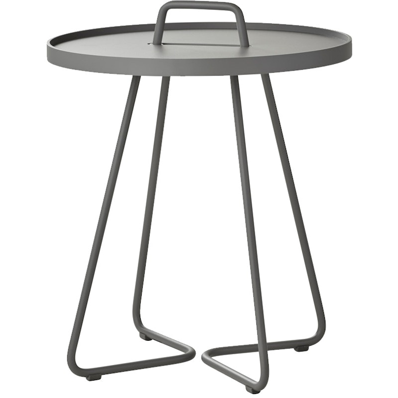 On The Move Side Table Small, Light Grey