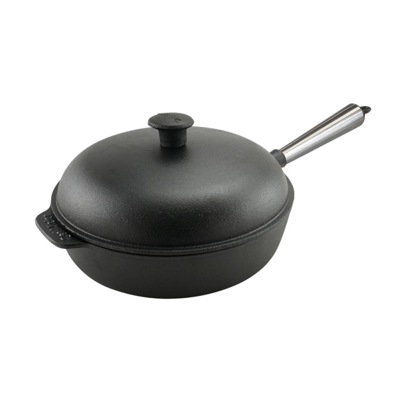 Sauté Pan With Lid 25 cm, Steel Handle