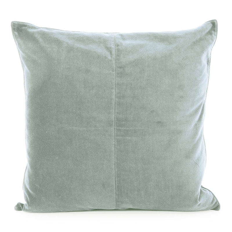 Velvet Cushion Cover 50x50 cm, Dusty Blue