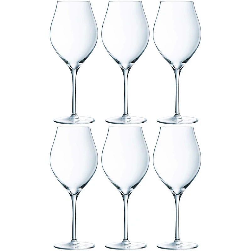 Exaltation White Wine Glass 38 cl Transparent, 6-pack