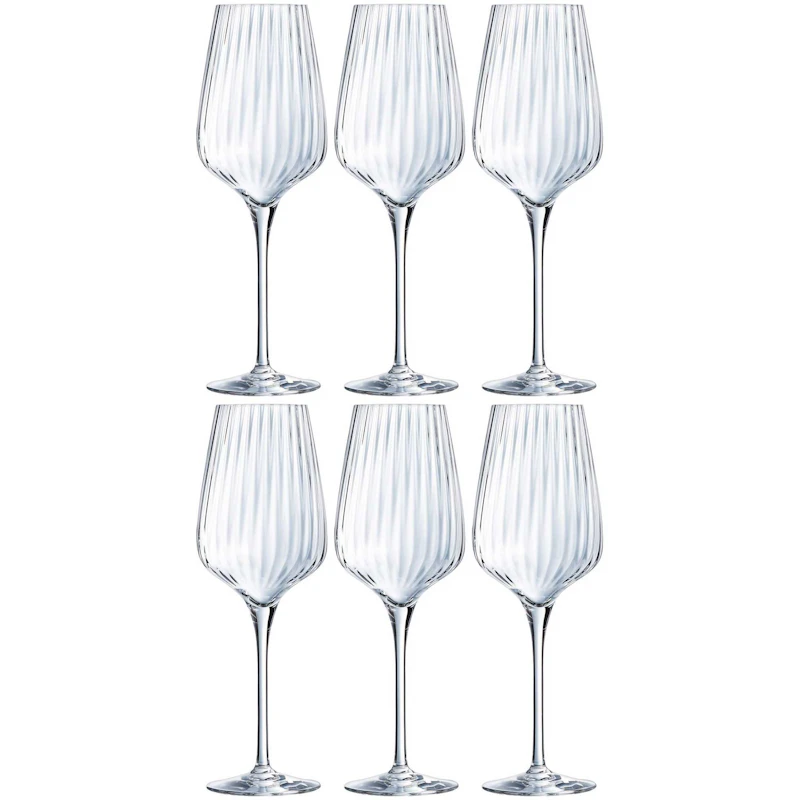 Symétrie Wine Glass 45 cl Transparent, 6-pack