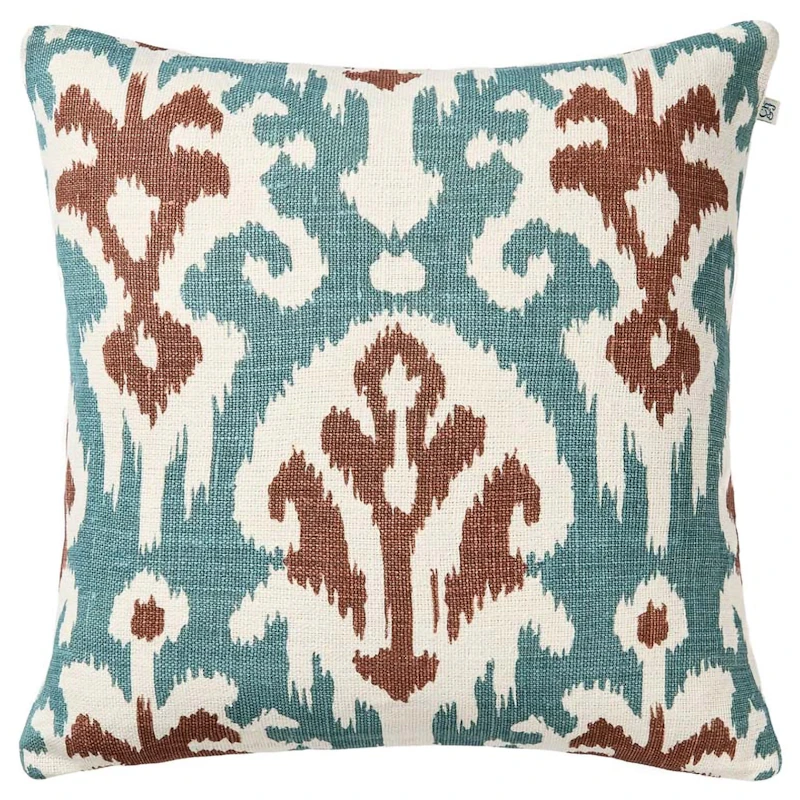 Adi Cushion Cover 50x50 cm, Blue / Terracotta