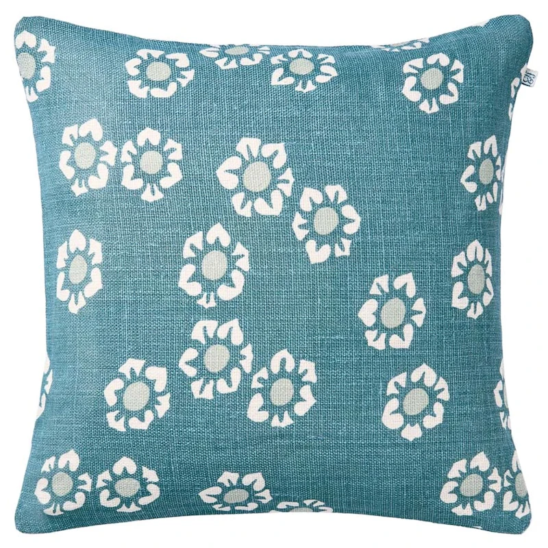 Amina Cushion Cover 50x50 cm, Aqua / Sky Blue